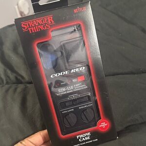 Stranger Things Code Red Phone Case